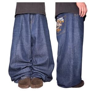 Rocawear Baggy Loose Fit y2k Jeans 46x33 Wide Leg Skater Type